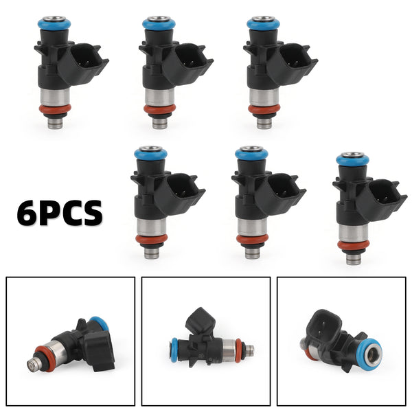 6 PCS Fuel Injectors Fit Chrysler 12-17 Wranger 14-17 Ram 3.6L 0280158233 Generic