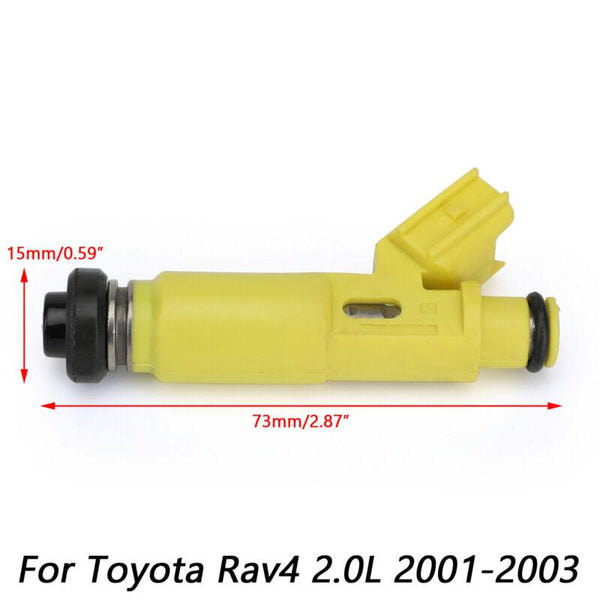 2001-2003 Toyota Rav4 2.0L 1PCS Flow Matched Fuel Injector 23250-28050 Generic