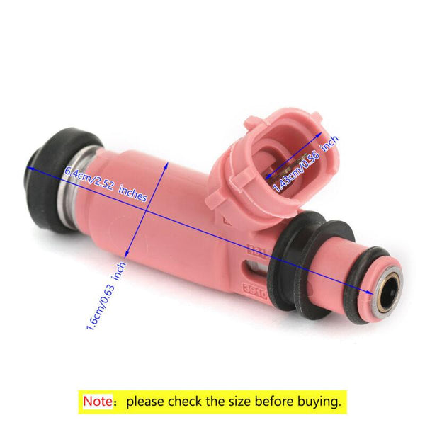 2000-2006 SUBARU LIBERTY Pink 565Cc Fuel Injectors 16611-AA370 195500-3910 Generic