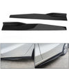 Universal Car Front Bumper Lip Spoiler Diffuser Body Kits + Side Skirt Splitter Generic