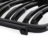 2009-2014 BMW X1 E84 SUV Gloss Black Dual Slats Front Hood Kidney Grill Grille Generic