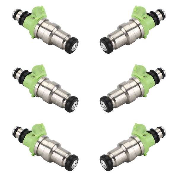 1989-1992 Toyota Supra 3.0L 6PCS Fuel Injectors 23250-70080 2320970080 Generic