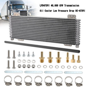 LPD47391 40000 GVW Transmission Oil Cooler Low Pressure Drop OC-47391 Generic