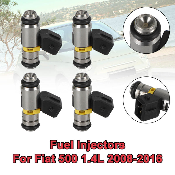 2008-2016 Fiat 500/590 1.4L 4PCS Fuel Injectors IWP160 71792994 77363790 Generic