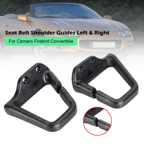 1993-2002 Camaro Firebird Convertible Black Seat Belt Shoulder Guides HT7203/7202 16817202, 16817203 Generic