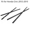 2012-2015 Honda Civic 4pcs Car Weatherstrip Window Moulding Trim Seal Belt 72910TROA01 Generic