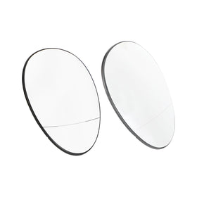 Mini R58 Coupe 10-15 Left&Right Heated Side View Mirror Glass 51162755626 51162755625 Generic