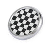 BMW MINI Cooper Checkerboard Black & White Grille Front Grill Emblem Badge Generic