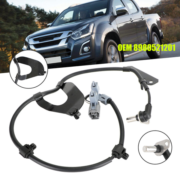 2012-2019 Isuzu D-Max 2.5 Twin Turbo ABS Wheel Speed Sensor Front Left/Right 8-98052119-1 8-98052120-1 Generic