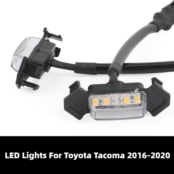 2016-2020 Front Bumper Grille Tacoma PT228-35170 Clear 4PCS/Set LED Lights Generic