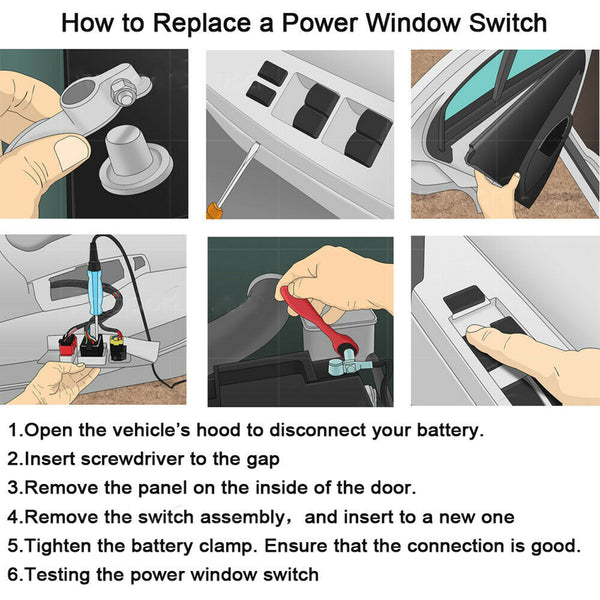 Front Master Control Window Switch For Volvo Truck FH12 FM VNL 20752918 Generic