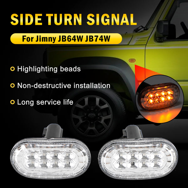 Suzuki Jimny JB64 JB74  Pair of Side Marker Light Turn Signal Light Clear Generic
