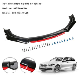 AUDI A3 A4 A5 A6 A7 A7 A8 Q3 Q5 Q7 RS5 RS6 RS7 S3 S4 TT All Models 4PCS Universal Car Front Bumper Lip Body Kit Splitter Spoiler Diffuser Protector Generic
