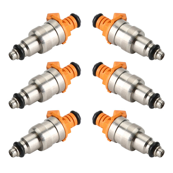 1993-1998 Grand Cherokee I6 4.0L 6PCS Fuel Injectors 33007127 53003956 53030343 Generic