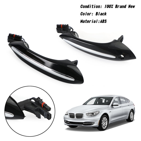 06/2007-06/2012 BMW 7' F01 Black Exterior Door Handle 51217231931/51217231934 Generic
