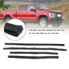 1999-2016 Ford Super Duty Crew Cab Models Only Front+Rear Lower Door Weatherstrip Seal Trim F81Z-2520758-AA (2) 1C3Z-26253A24-A (2) Generic