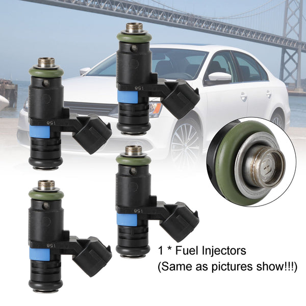4PCS Fuel Injectors 03C906031A 04E906031F Fit VW Vento 2014-2019 Fit Passat 2008-2010 Generic