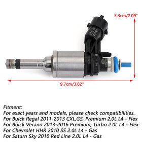 1PCS Fuel Injectors 12636111 For GM Buick Chevrolet Saturn Cobalt Regal Verano 12636111BA 0261500147 Generic