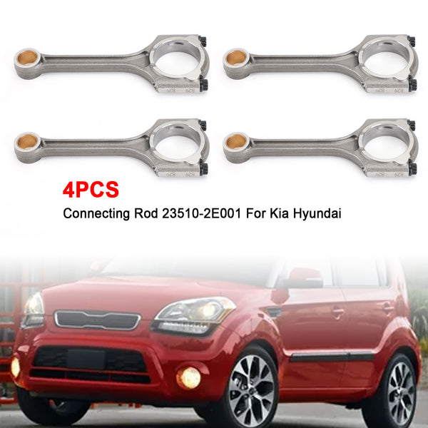 2012-2019 Kia Soul 2.0L 4PCS Connecting Rod 23510-2E001 235102E001 Generic