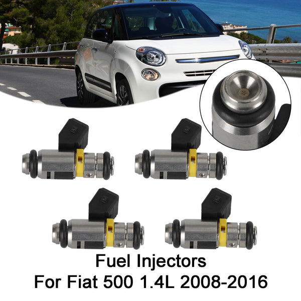 2008-2016 Fiat 500/590 1.4L 4PCS Fuel Injectors IWP160 71792994 77363790 Generic