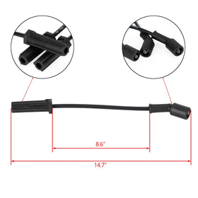 8PCS D510C E893 UF413 Square Ignition Coil+Spark Plug+Wires 12611424 For Silverado 1500 Tahoe GMC Generic