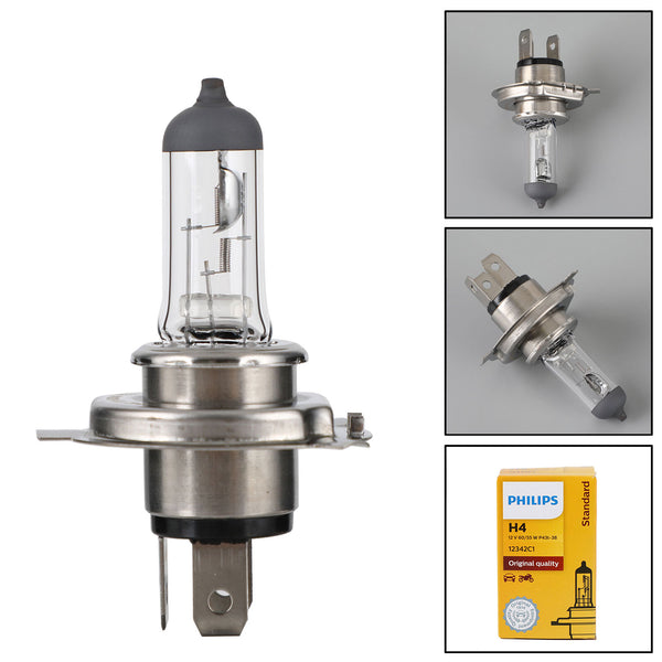 For Philips H1/H4/H13/H15/H16 Standard Halogen Car Light Bulb 12V Generic