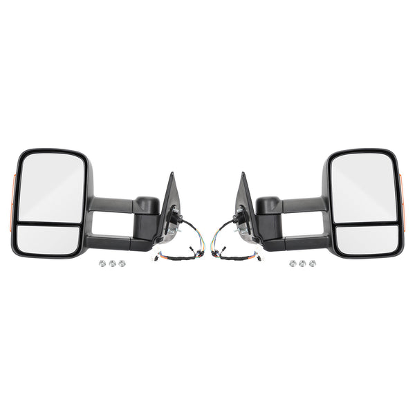 2015+ Mitsubishi Triton Pair of Electric Extendable Towing Mirrors Fedex Express Generic