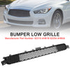 2014-2017 Infiniti Q50 Base Model Factory Style Front Bumper Lower Grill 62310-4HB1B 62254-4HB0A Generic