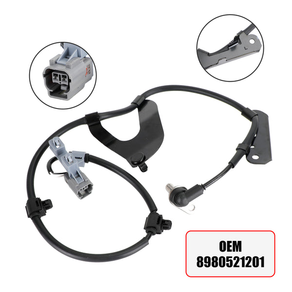 2012-2019 Isuzu D-Max 2.5 Twin Turbo ABS Wheel Speed Sensor Front Left/Right 8-98052119-1 8-98052120-1 Generic