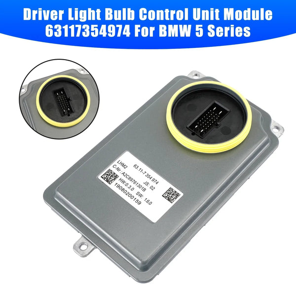 2012-2016 BMW M5 63117354974 Driver Light Bulb Control Unit Module Generic