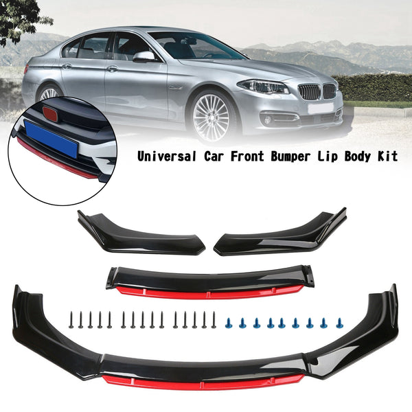 BMW G30 G31 5 SERIES All Models 4PCS Universal Car Front Bumper Lip Body Kit Splitter Spoiler Diffuser Protector Generic
