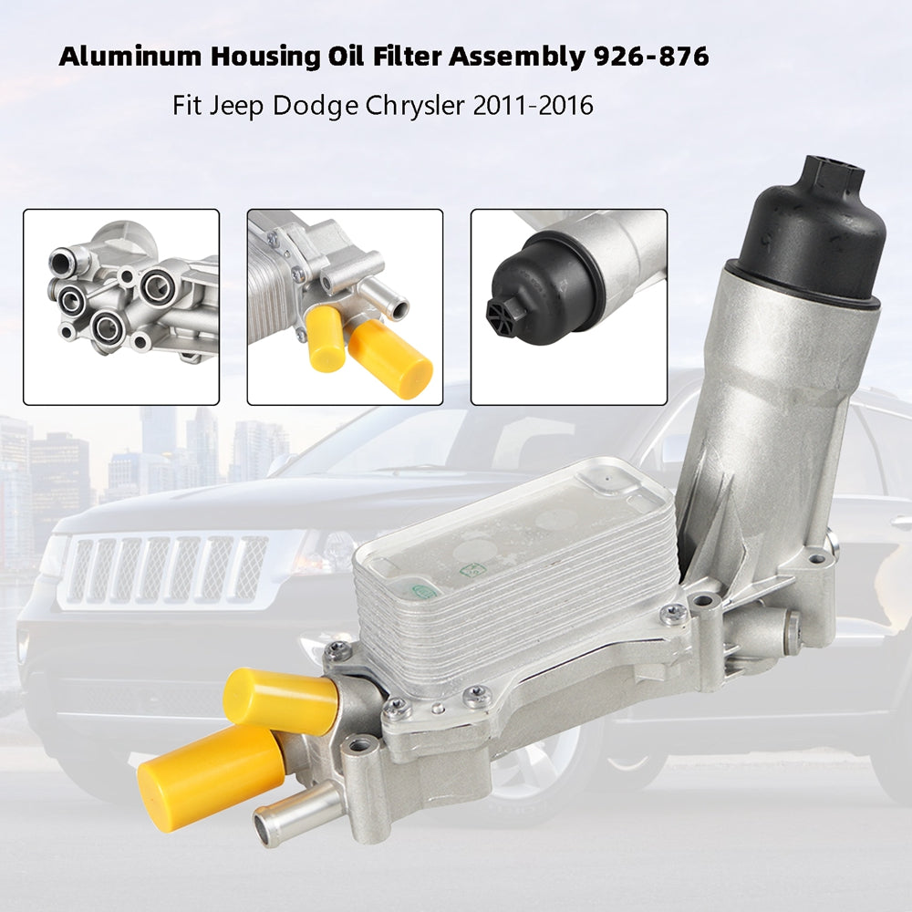 2011-2016 Chrysler Town & Country /200 Aluminum Housing Oil Filter Ass ...