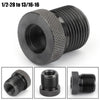 1/2-28 to 13/16-16 Automotive Thread Adapter - Black 1/2x28 to 13/16x16 For Car Use Generic