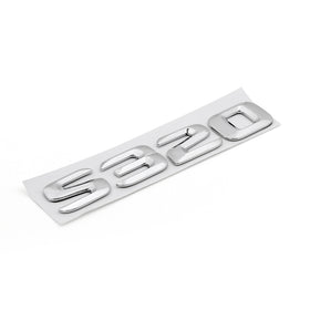 Benz S320 S-Class CDI 4MATIC Chrome Car Trunk Rear Emblem Badge Letters S320 Generic
