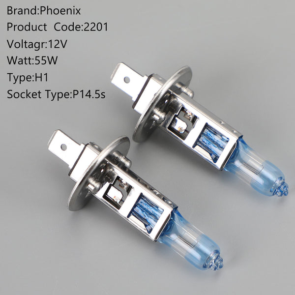 H1 For Phoenix Platinum Ultra White Light 4200K 55W 40M Longer +100% More Light