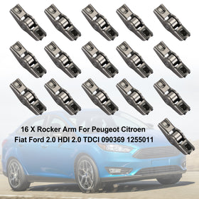 1996-2004 Peugeot 406 Break (8E/F) 16 X Rocker Arm 090360,090369 9651263580 0903H4 0903J4 1255011 3M5Q6564BA 12841-67J01-000 Generic