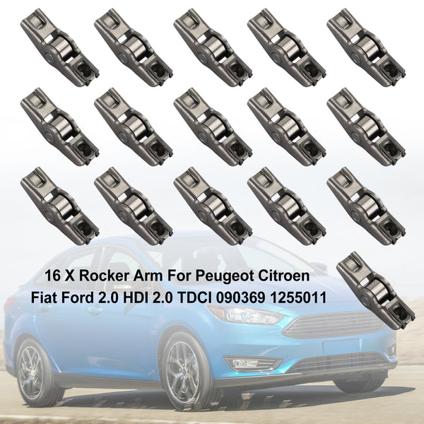 2002 Peugeot 307 Break (3E) 16 X Rocker Arm 090360,090369 9651263580 0903H4 0903J4 1255011 3M5Q6564BA 12841-67J01-000 Generic