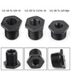 1/2-28 to 3/4-16, 13/16-16, 3/4 3PCS NPT Thread Oil Filter Adapters Anodized Connector Generic