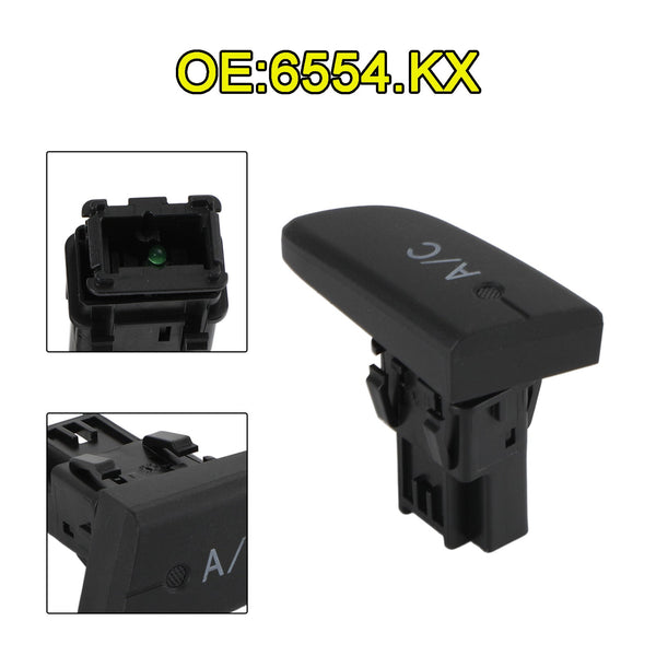 6554.KX Air Conditioning Control Switch Knob for Citroen C1 Peugeot 107 Generic
