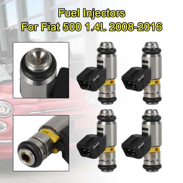 2003-2016 Fiat Idea 1.4L 4PCS Fuel Injectors IWP160 71792994 77363790 Generic