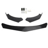 Universal Car Front Bumper Lip Spoiler Diffuser Body Kits + Side Skirt Splitter Generic