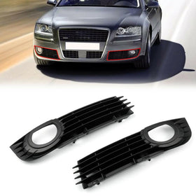 Front Grille Lower Fog Light Bumper Grill Left Right Pair For Audi A8 Quattro 06 07 08 4.2L 6.0L Generic