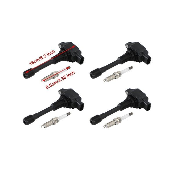 2010-2012 Nissan Sentra l4 2.0L 4PCS 22448ED000 Ignition Coils Pack 22448JA00A UF708 Generic