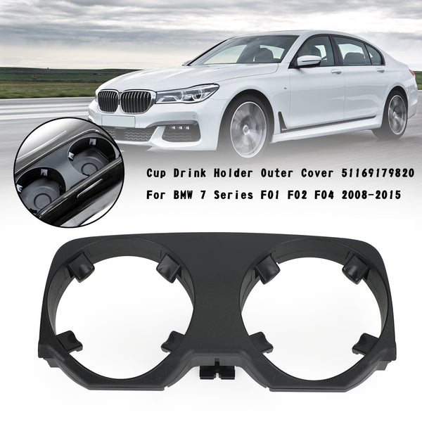 2008-2015 BMW 7 Series 730 740 750 760 F01 F02 F04 Cup Drink Holder Outer Cover 51169179820 51 16 9 179 820 9179820 Generic