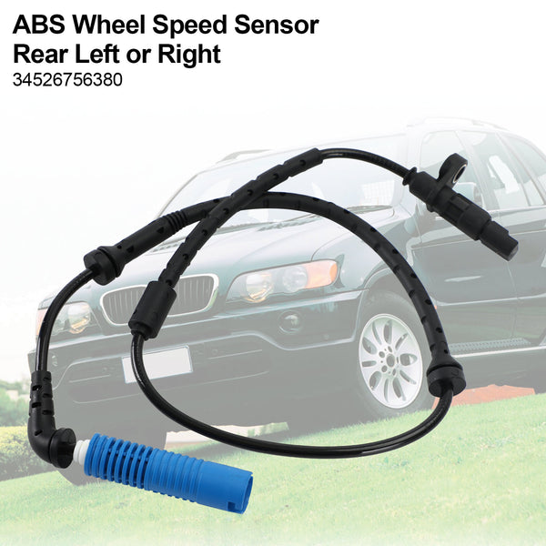 BMW E53 X5 2000-2006 ABS Wheel Speed Sensor Rear Left or Right 34526756380 Generic