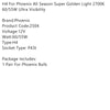 H4 For Phoenix All Season Super Golden Light 2700K 60/55W Ultra Visibility Generic