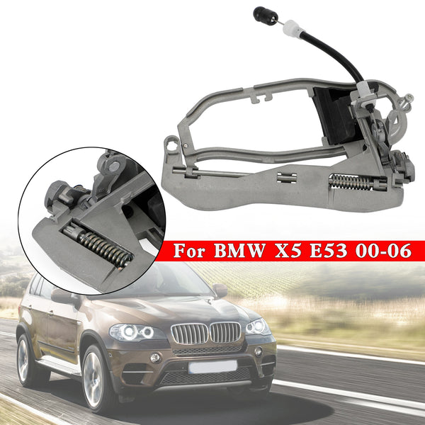 2001-2006 BMW X5 E53 V6 3.0L Diesel SUV Front Lef/Right/Pair Door Handle Carrier 51218243615 51218243616 Generic