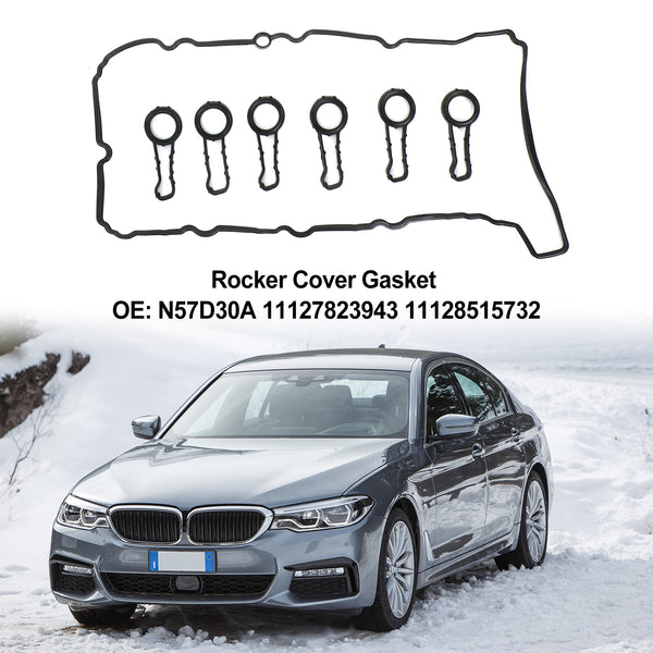 04/2014-03/2018 BMW X4 (F26) xDrive 30 d SUV Diesel AWD 24 286 210 Rocker Cover Gasket 11127823943 11128515732 Generic