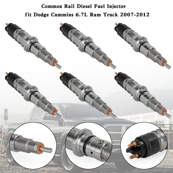 2007-2012 Dodge Pick-up Truck 6.7L 0445120050 Common Rail Diesel Fuel Injector Fedex Express Generic