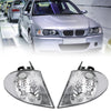 Pair Front Indicator Turn Signal Corner Clear Lights For BMW3 Series E46 99-01 Generic
